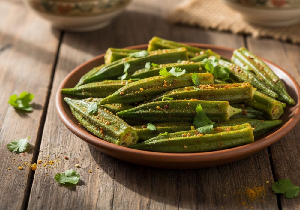 Authentic Bhareli Bhindi: A Delicious Gujarati Stuffed Okra Recipe