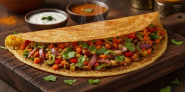 Ghotala Dosa Recipe: A Delicious Vegetarian Fusion