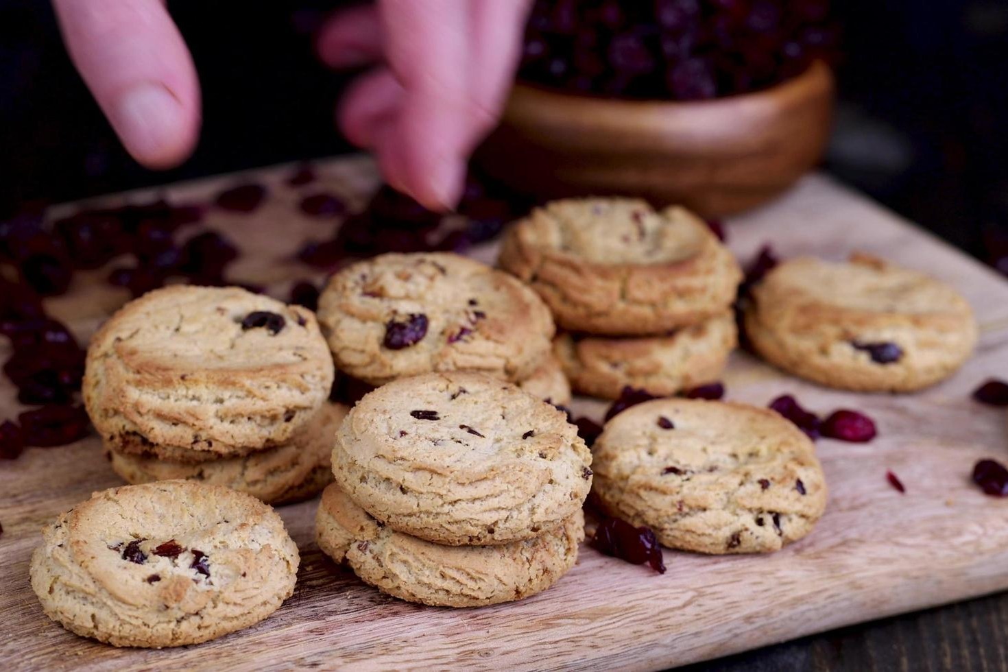 Cranberry White Chocolate Cookies