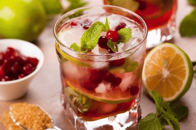 Cranberry Mojito