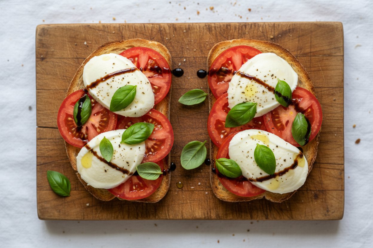 Caprese Toast: Fresh aur Mazedaar Breakfast!