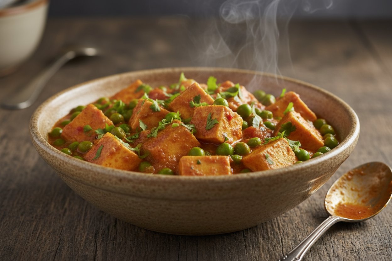 Classic Matar Paneer Curry