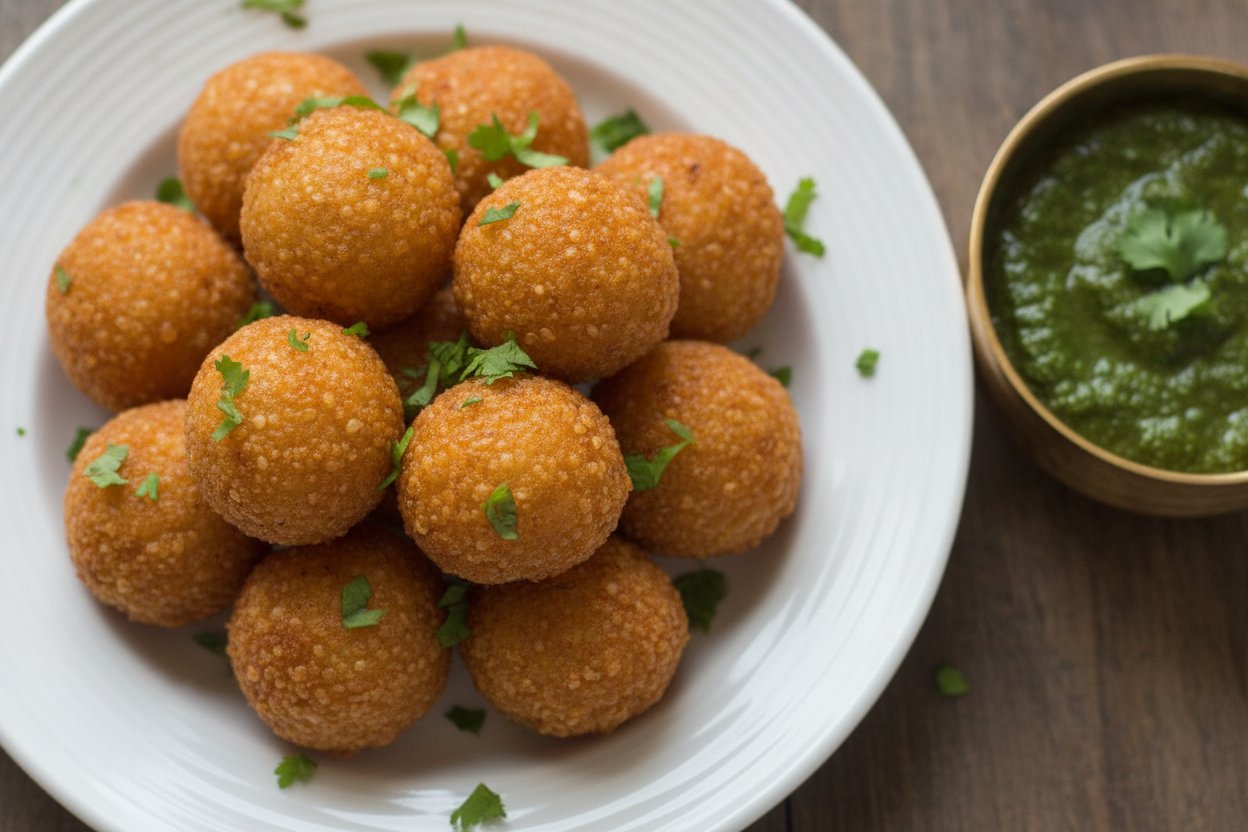 Crispy Spiced Sabudana Pops