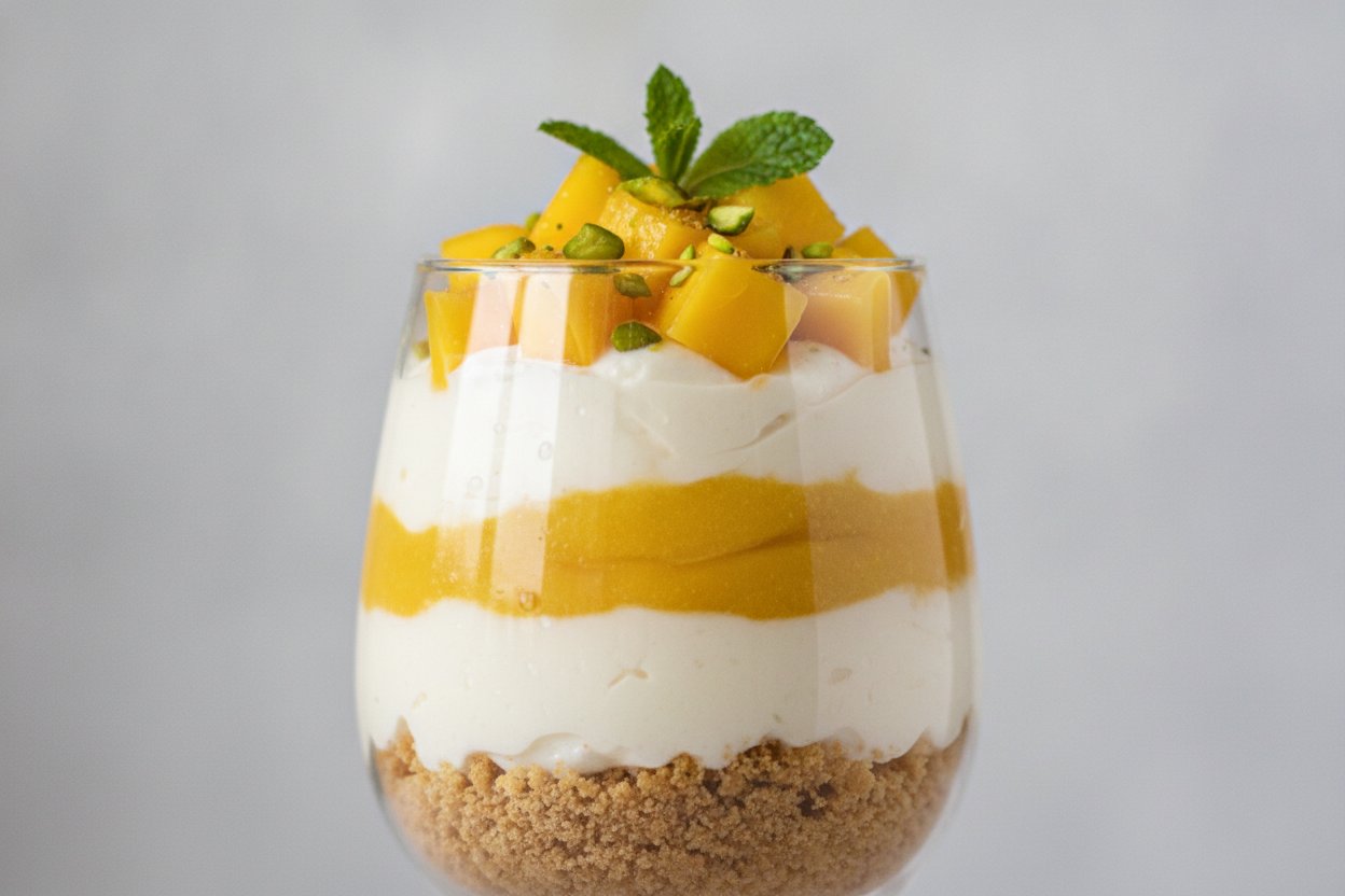 Luscious Mango & Cardamom Dessert Cups
