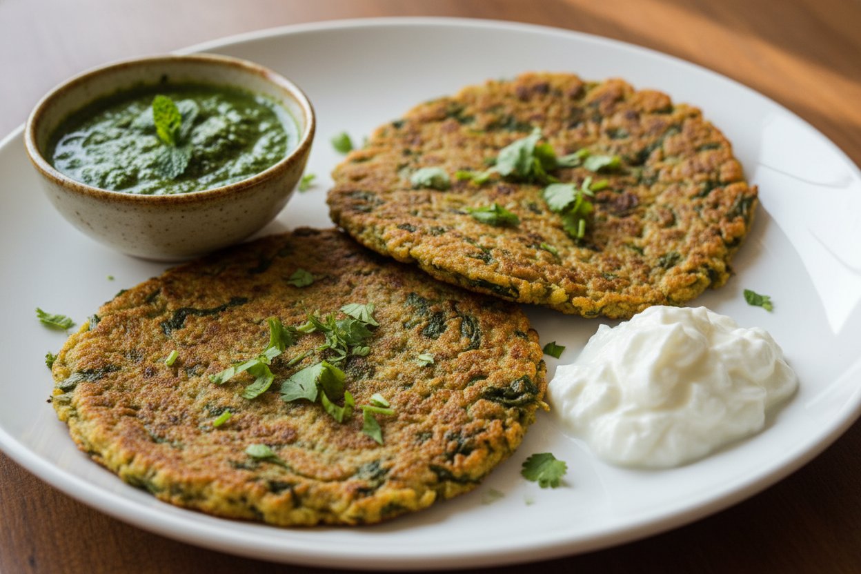 બાજરી અને પાલકનો ચીલો