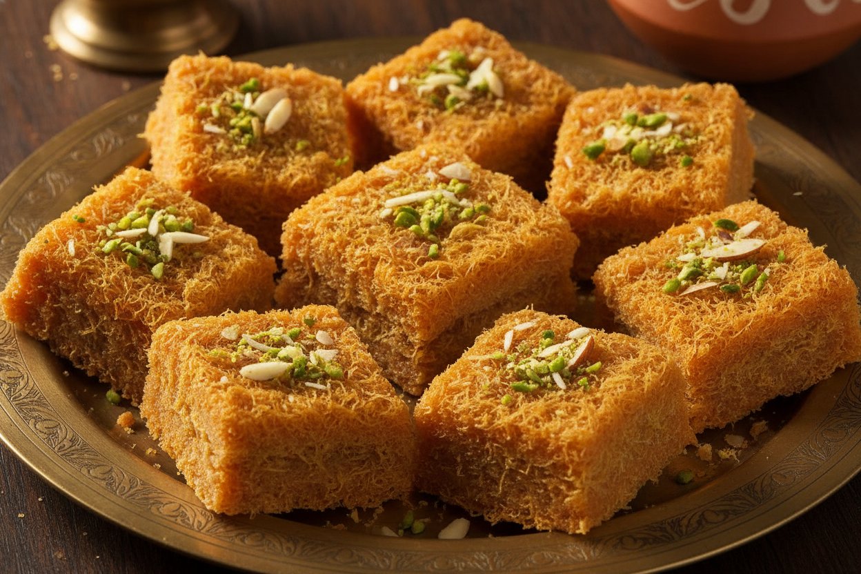 ઘરે બનાવેલી સોન પાપડી: પૌષ્ટિક અને સ્વાદિષ્ટ