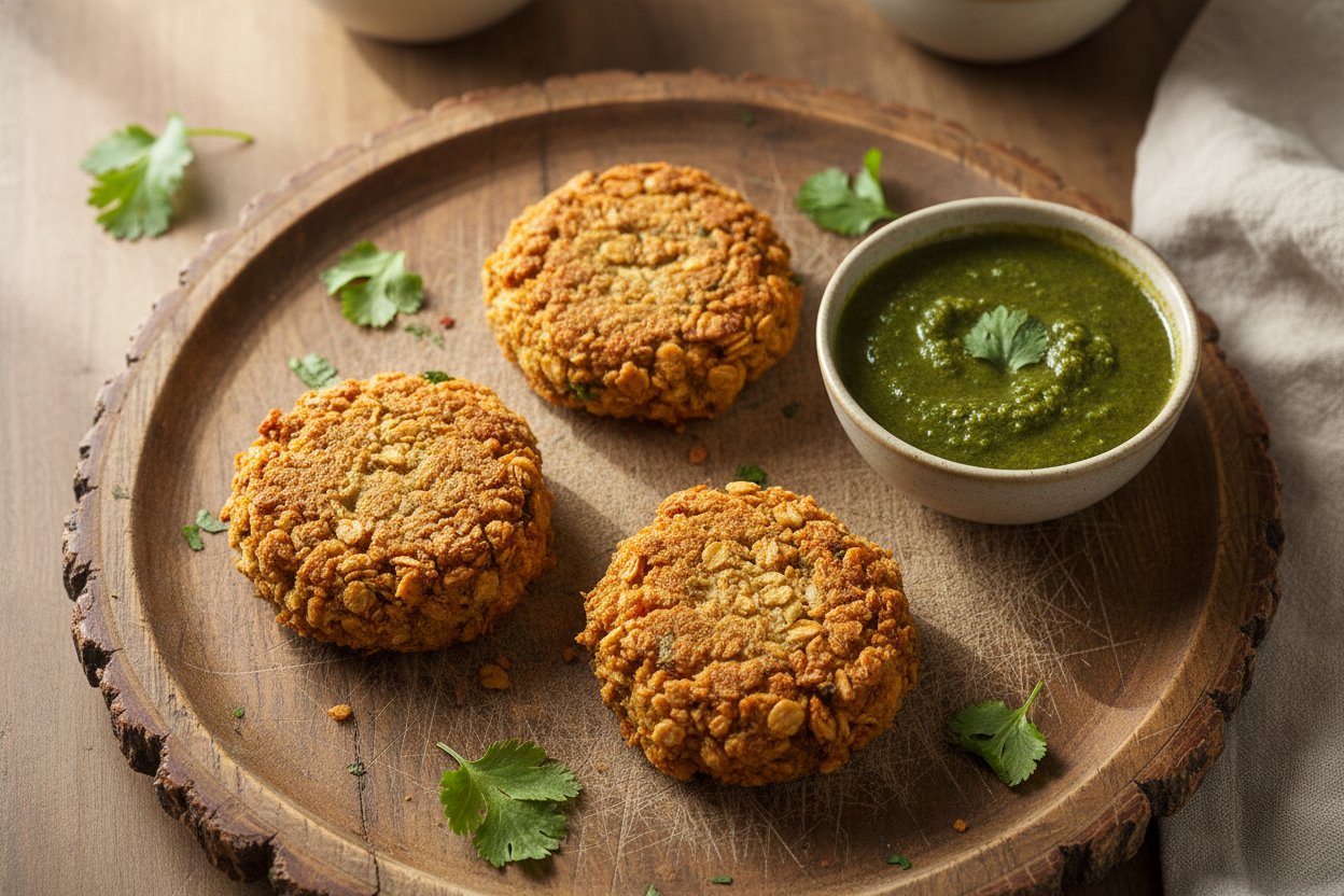 વેજીટેબલ ઓટ્સ કટલેટ