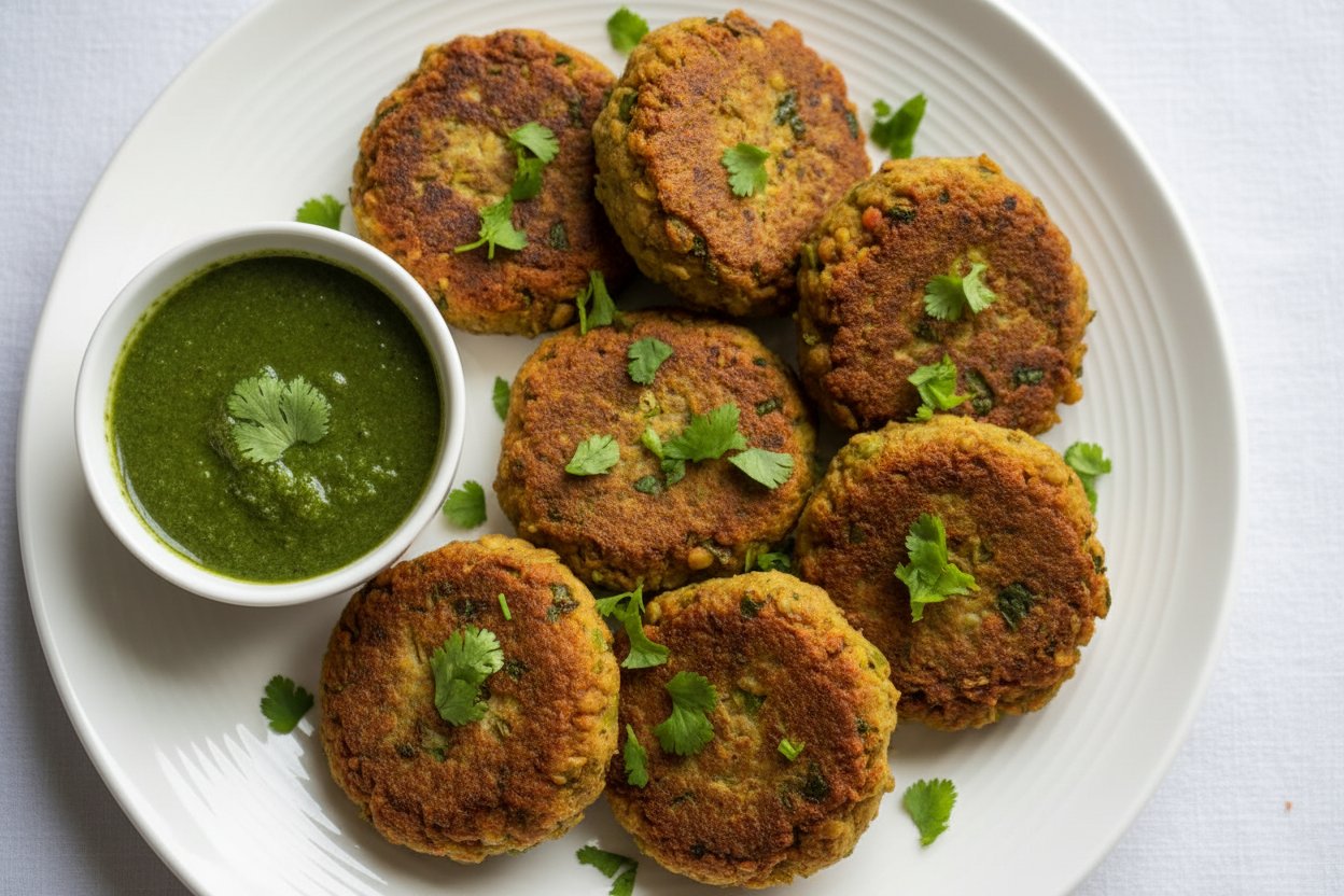 મગની દાળ અને શાકભાજીના હેલ્ધી કટલેટ