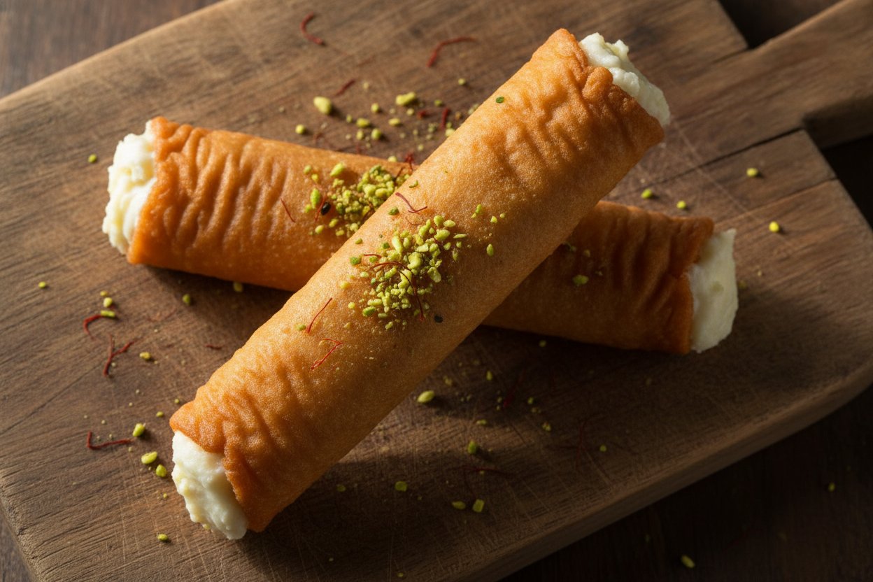 तुर्की मलाई रोल (Turkish Malai Roll)