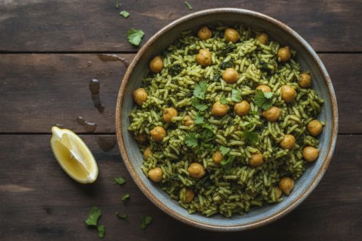 Palak Chhole Rice: Healthy Aur Tasty Breakfast!